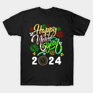 New Year Eve 2024 Merry Xmas Christmas Family Matching T-Shirt